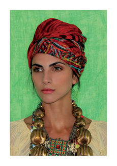 Shooting Photo pour une marque de foulard - Julie Soudé Maquilleuse