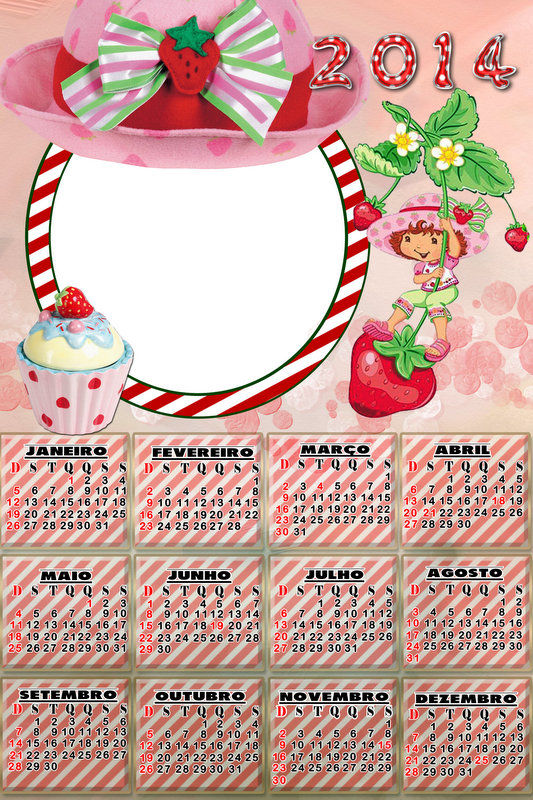 CALENDÁRIOS MORANGUINHO 2014