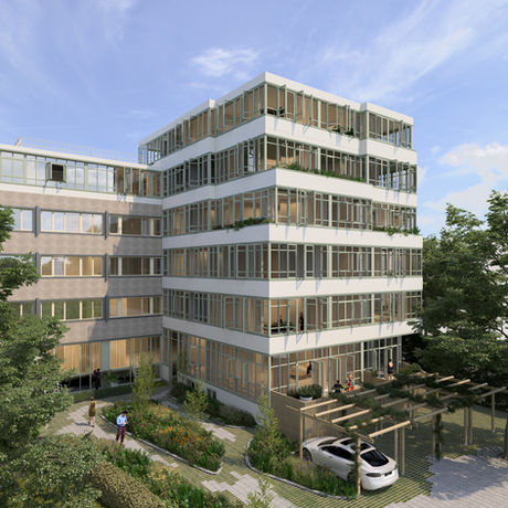 De groene binnentuin - Rotterdam