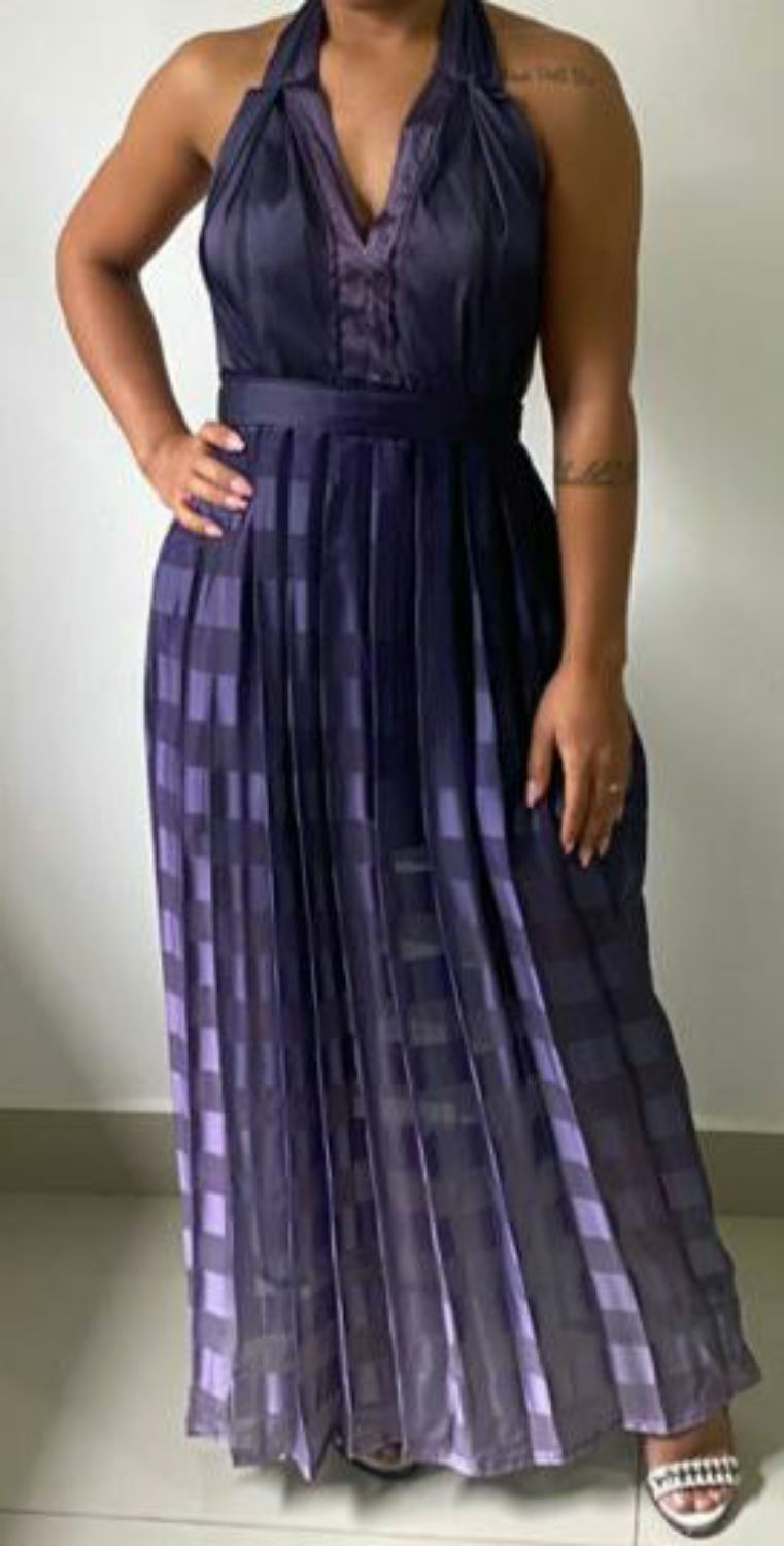 Miniatura: vestido violeta