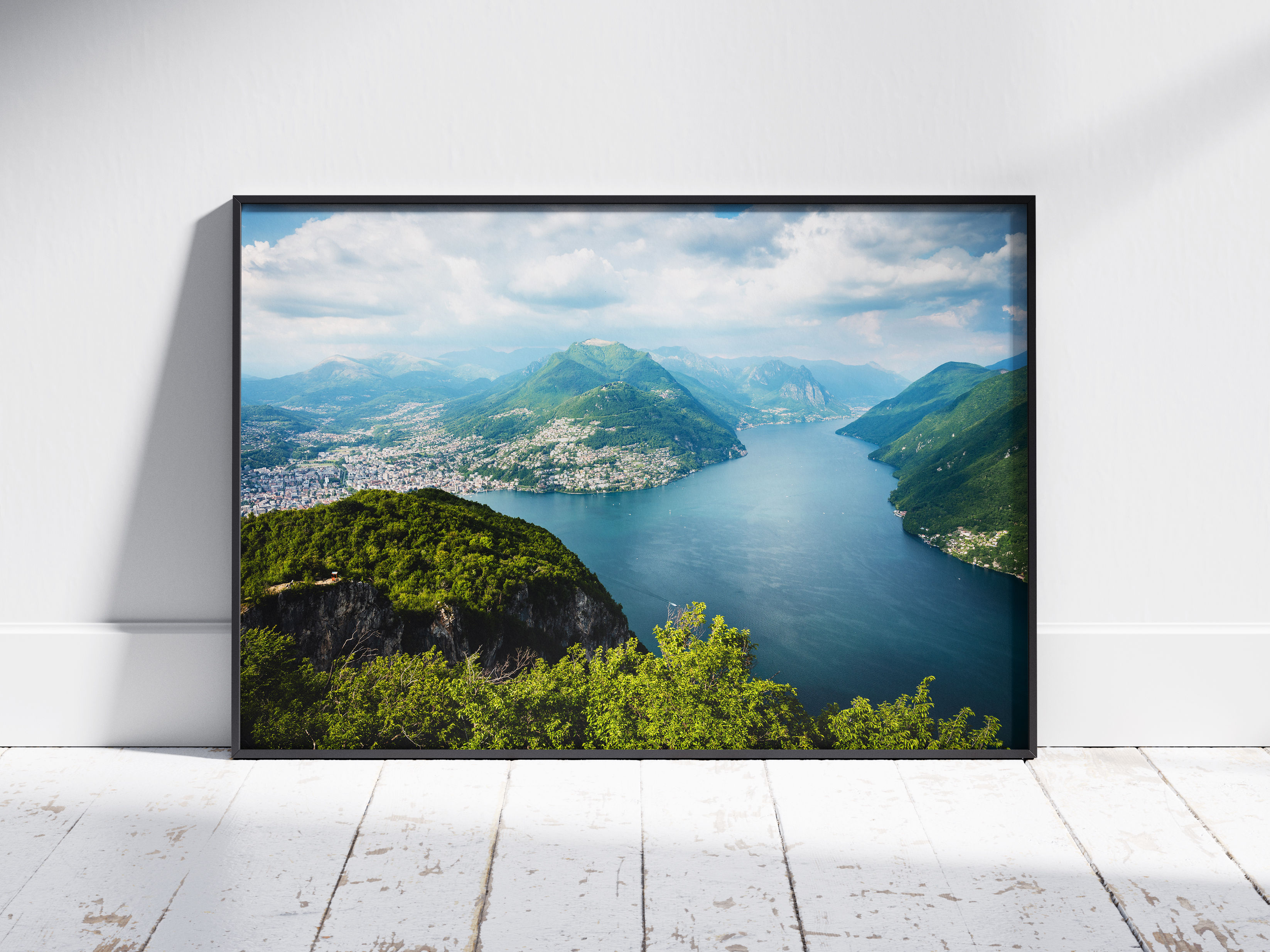 Lugano – Luganersee vom Monte San Salvatore