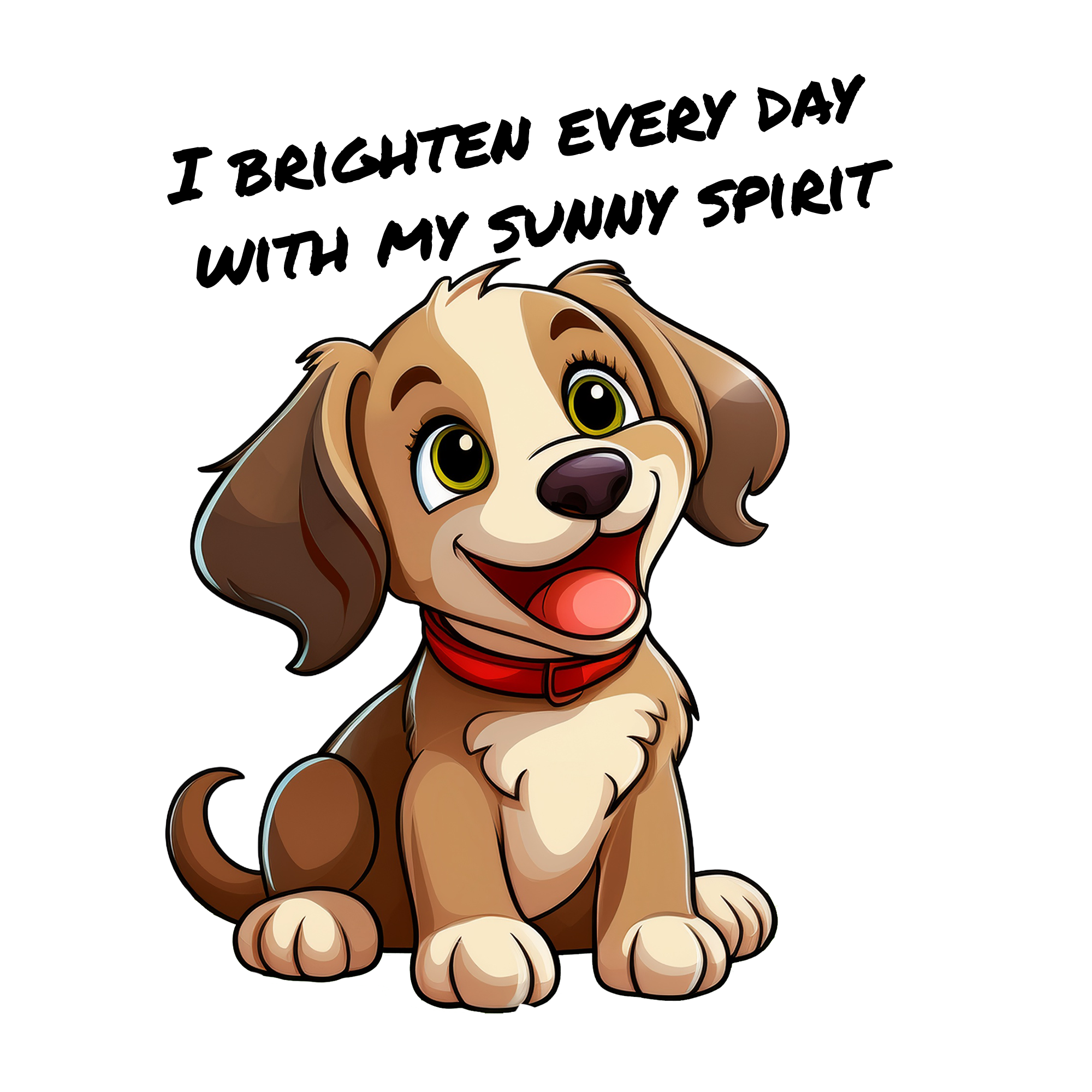 Sunny Spirit Puppy Affirmation Stickers #10