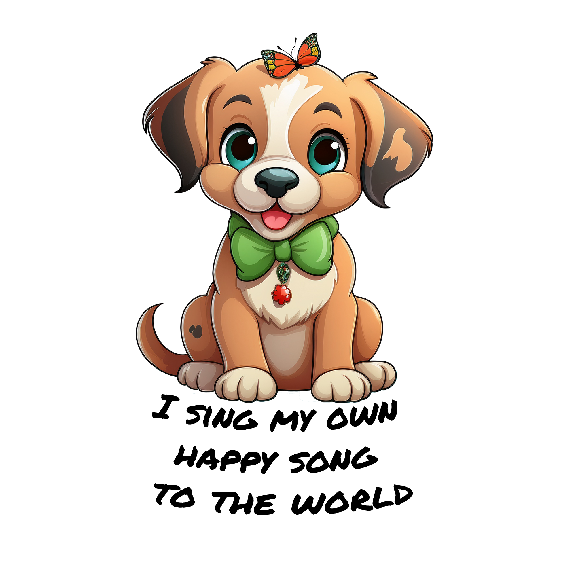 Happy Howler Puppy Affirmation Stickers #7