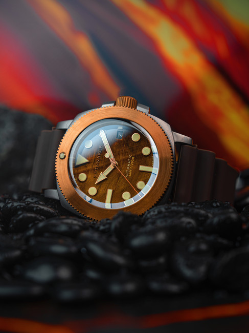 Spinnaker Hull Titanium Bronze Automatic Lapidary