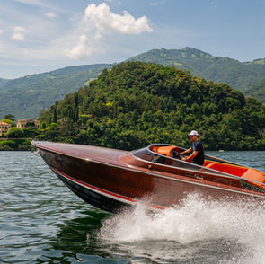 Tullio Abbete and UNIMATIC collaboration with watch and boat
