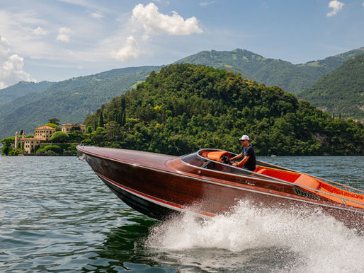 Tullio Abbete and UNIMATIC collaboration with watch and boat