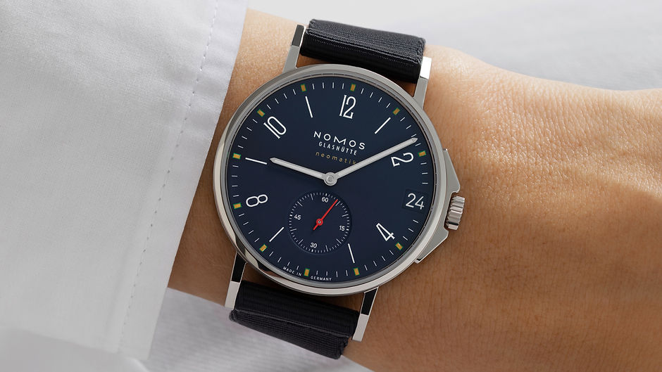 NOMOS Glashütte Ahoi neomatik 38 Date Watch