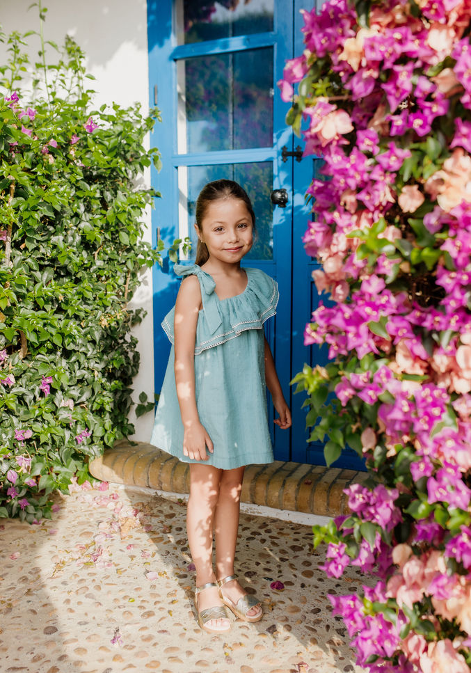Clara González de Agencia KID para Confecciones Popys. Modelo y actriz. Talento infantil andaluz