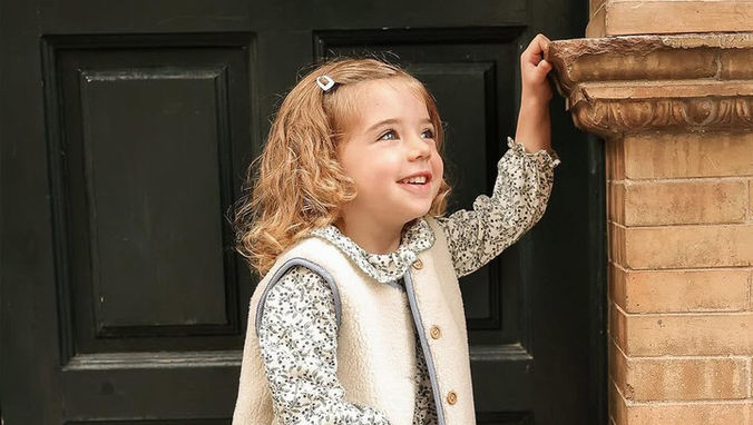 Paula Vázquez de Agencia KID para Cyrillus. Modelo y actriz infantil. Talento andaluz. Fotógrafa Silvia Galán