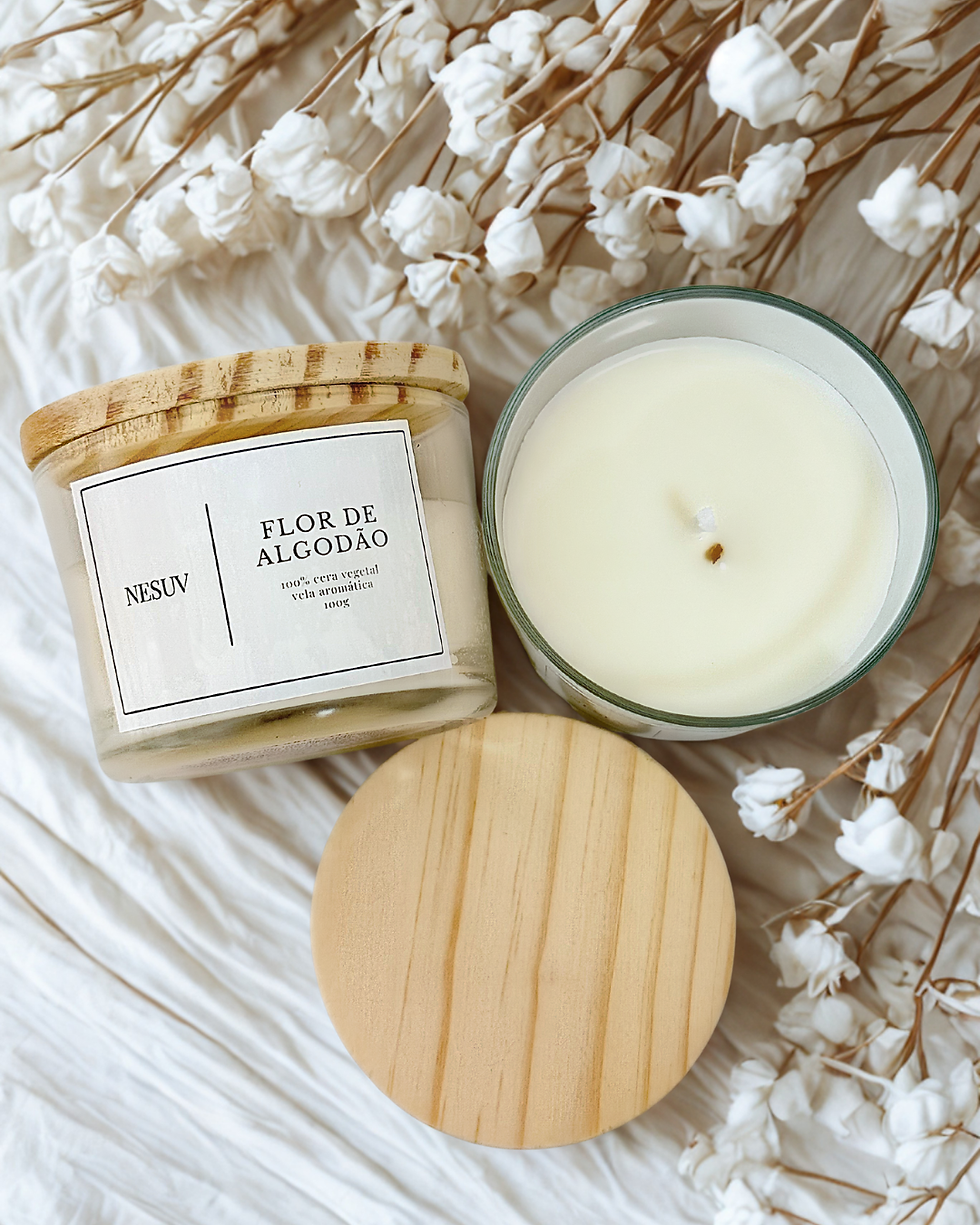 Miniatura: Vela Aromática 100g - Flor de Algodão