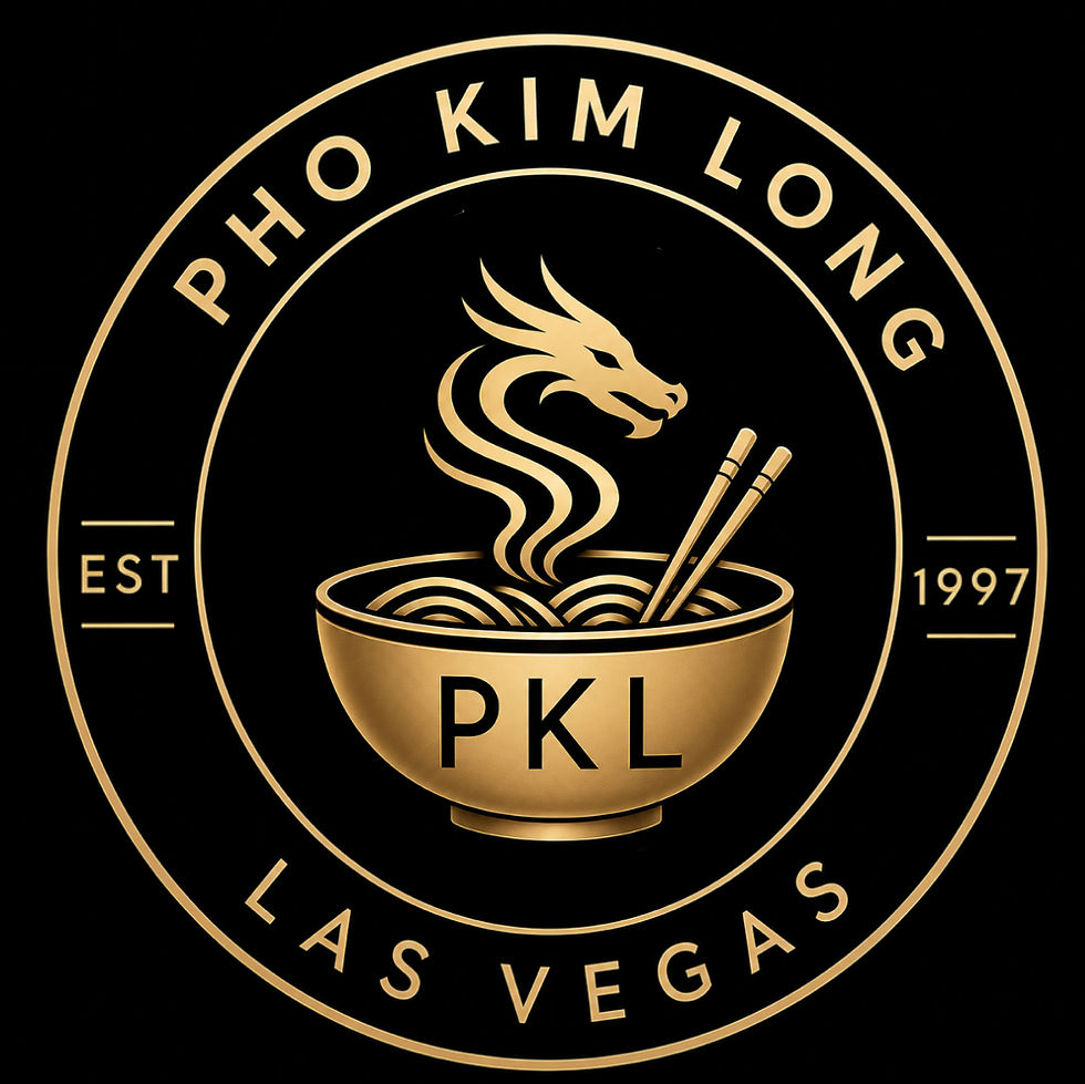 Logo of Pho Kim Long Vegas, Vietnamese and Chinese cuisine.