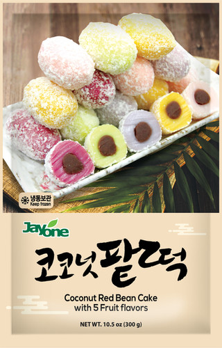 Coconut Red Bean Rice Cake 5 Fruits Flavored Jayonefoods Coconut Red Bean Rice Cake 5 Fruits Flavored Jayonefoods