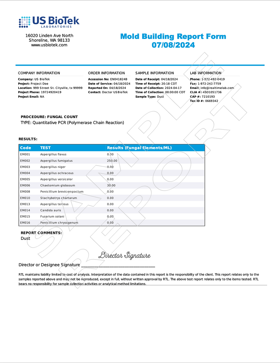 Thumbnail: US BioTek:  Mycotoxin Body & Building Profile