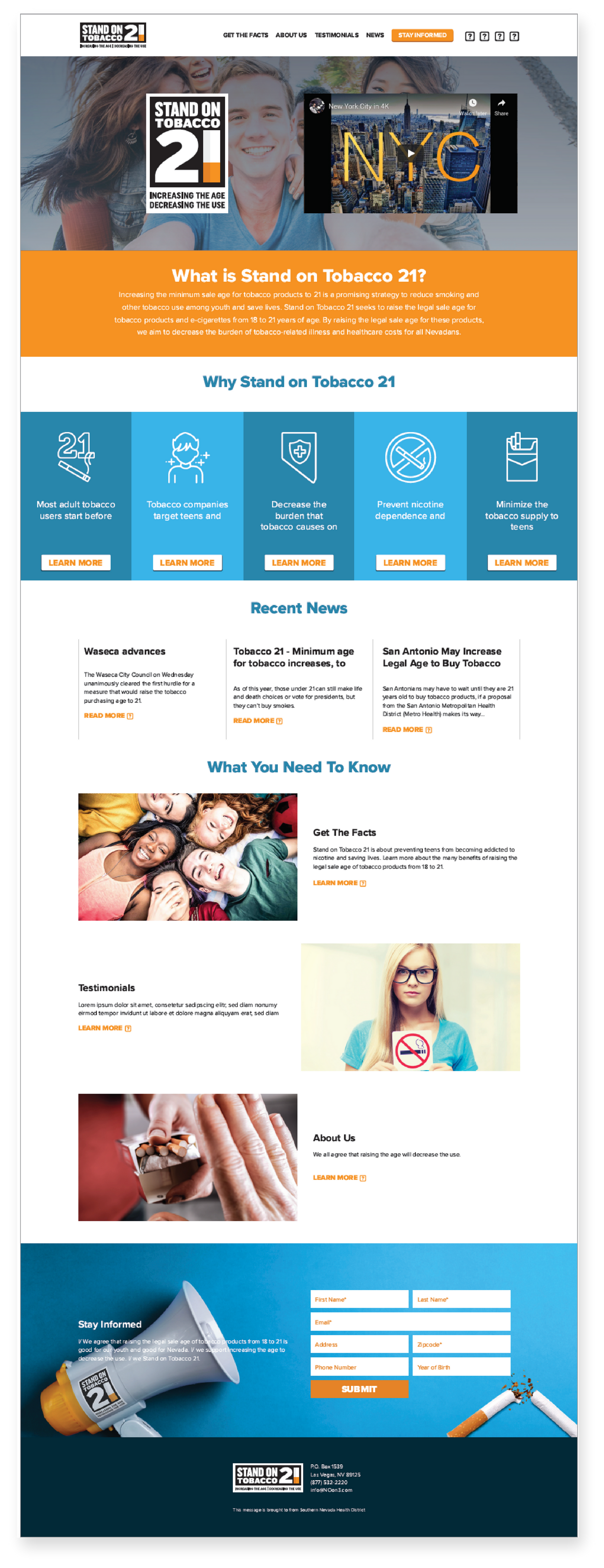 Health Care Marketing Campaign Website Design