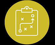 Clipboard on yellow circle