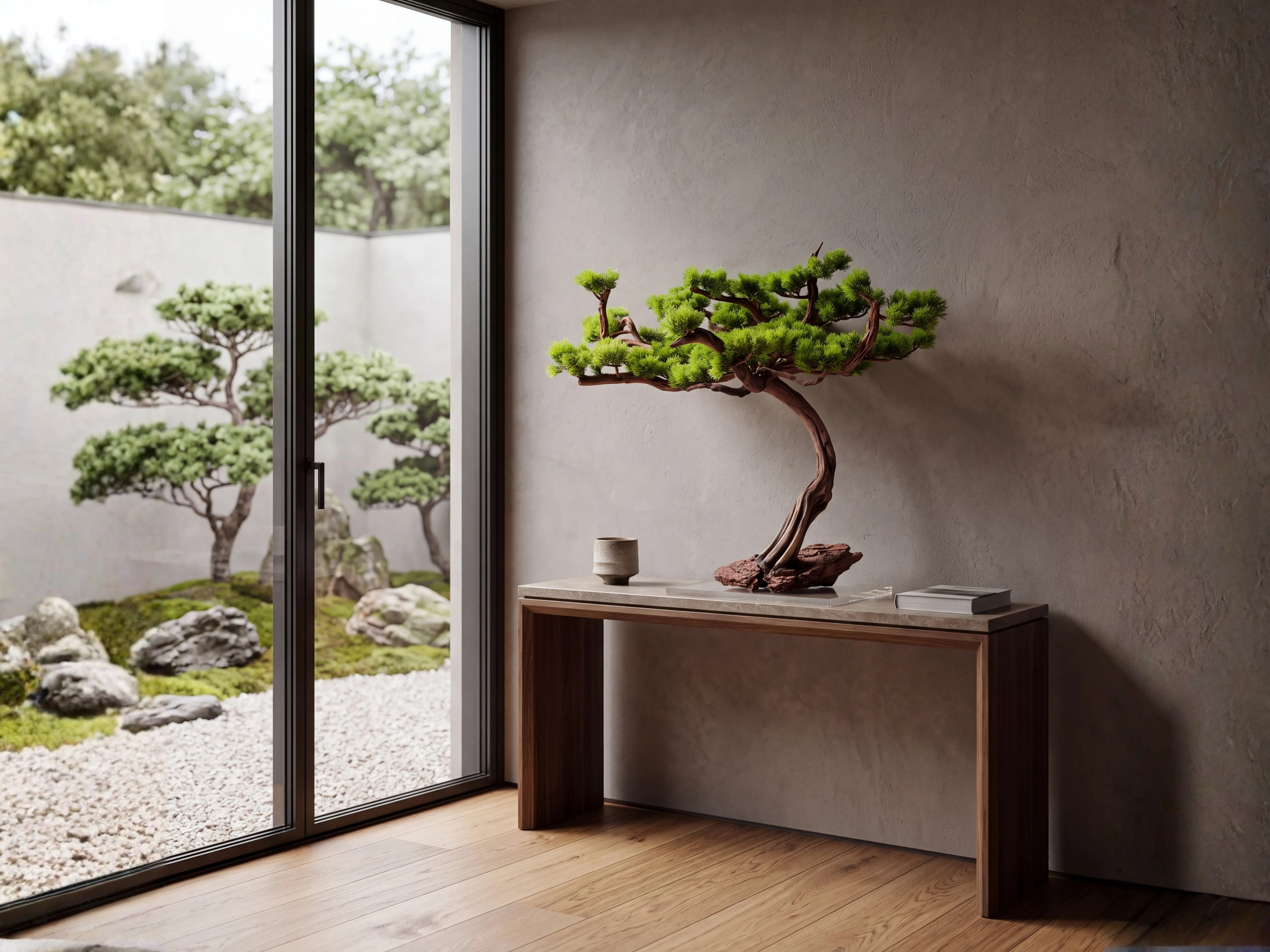 AUREA ARBOR Yeşil Bonsai Dekoru