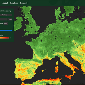 LUCI - Europe Summer 2021 Wildfire Susceptibility Map