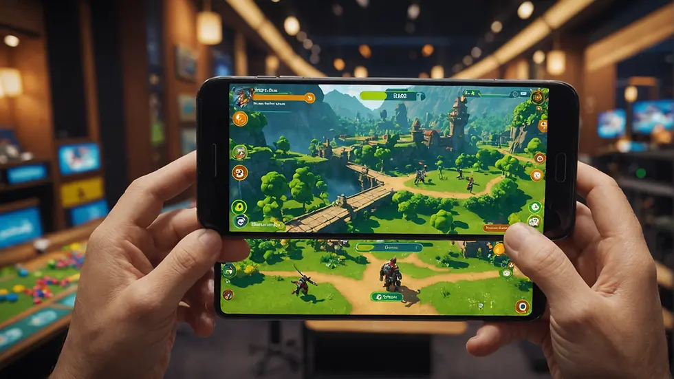 Play-To-Earn Game Concept