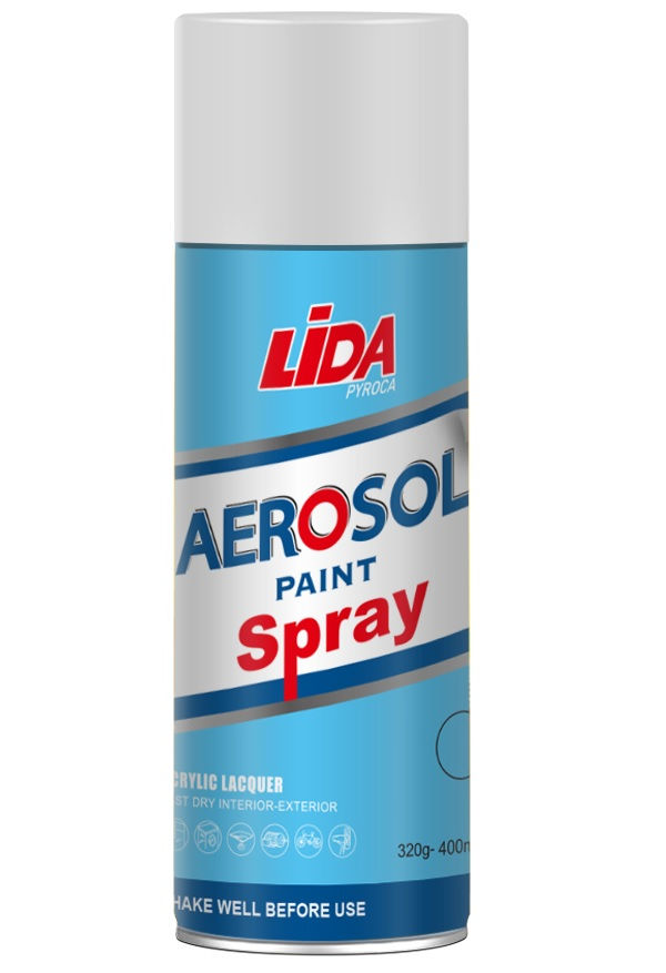 LiDA Spray Paint 400ml Cream White No.43