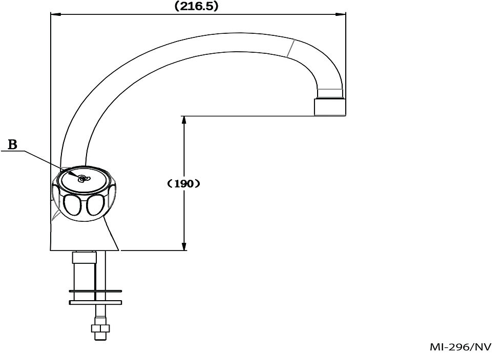 Thumbnail: Cobra Metsi Original LP Sink Mixer Swivel Spout Pillar Type M10X1/2 FI Chrome