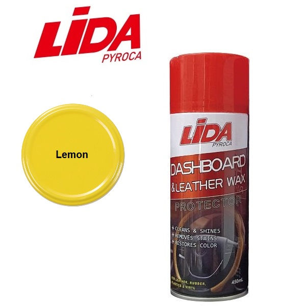 Thumbnail: LiDA Dashboard & Leather Wax 450ml Lemon