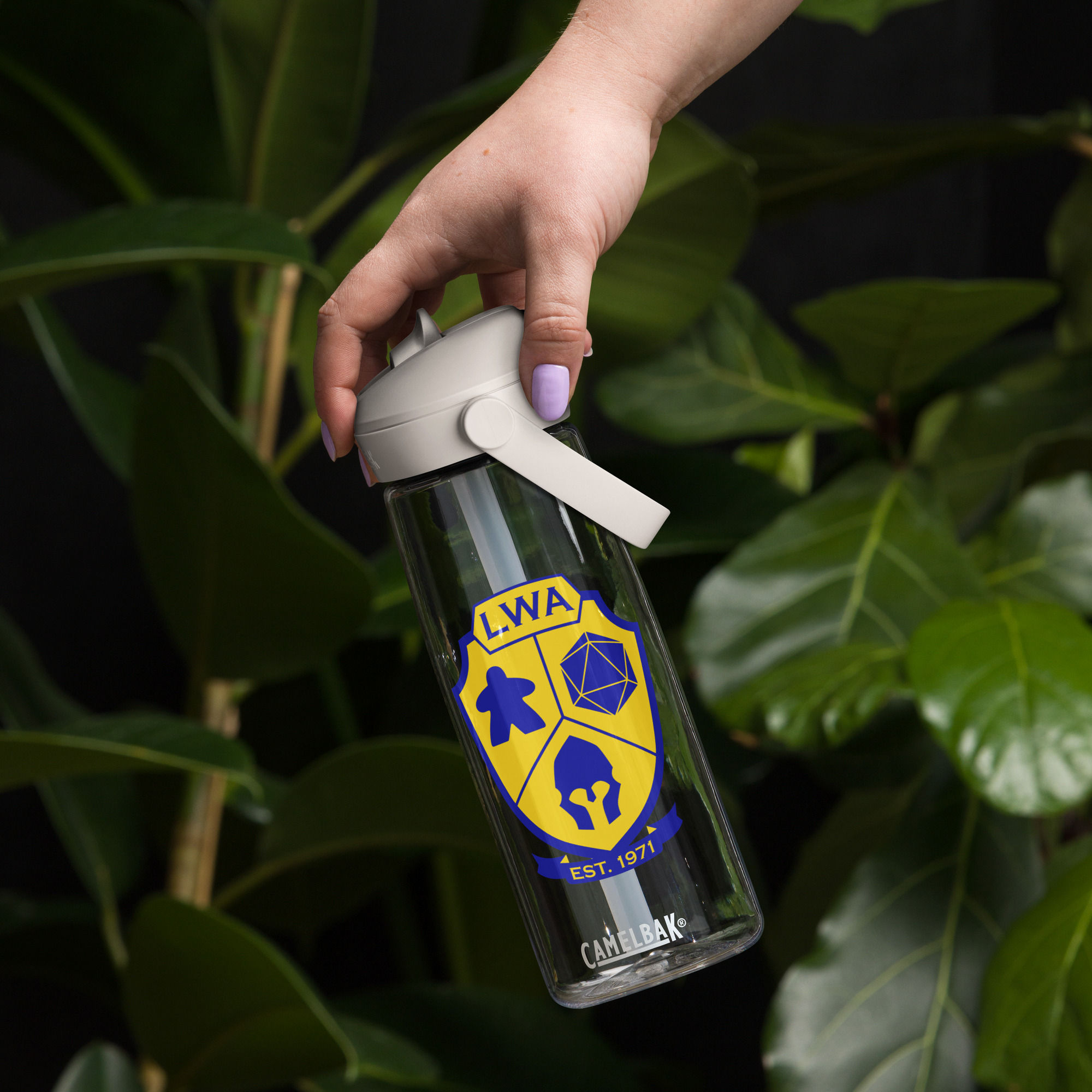 LWA Flip Straw Water Bottle