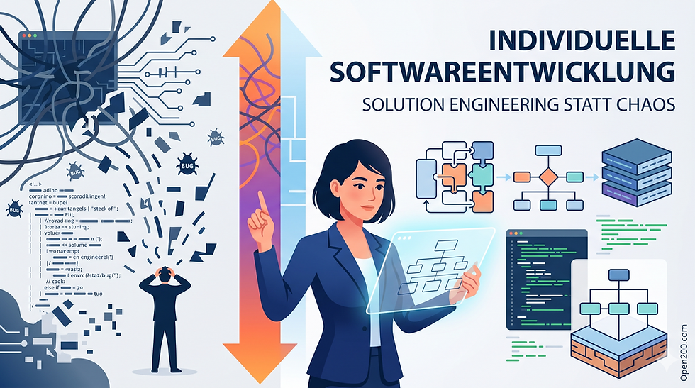 Individuelle Softwareentwicklung – Solution Engineering statt Chaos