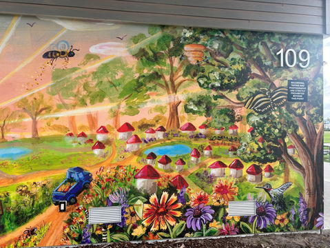 "The Journey of Food and Pollinator Pathways" Panel 3, Lake Lorna Doone Park in Orlando, FL