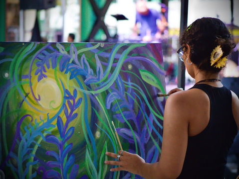 Orlando Mural Festival 2025, Live Painting