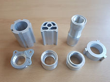 Machined aluminum parts