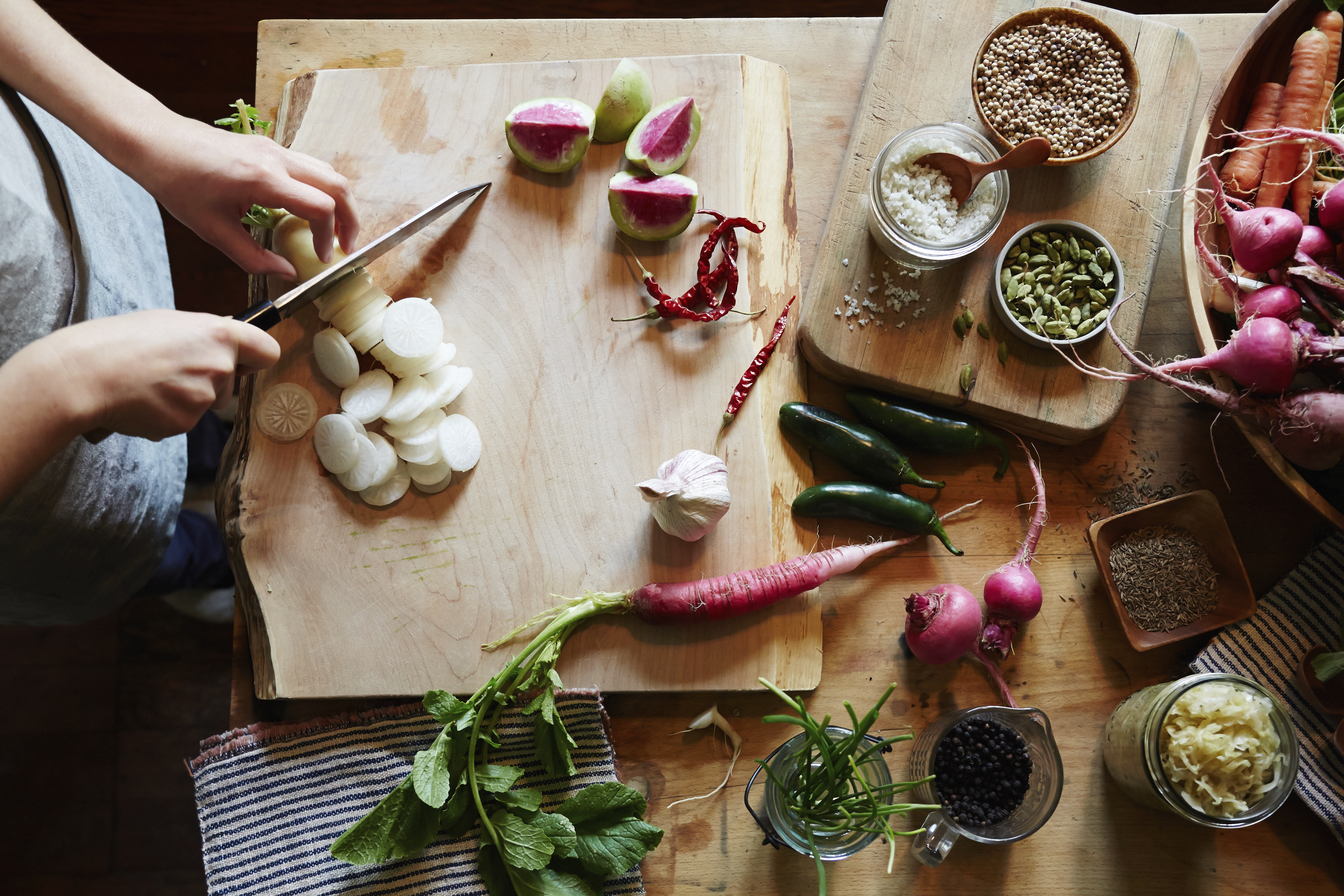 Chopping Vegetables