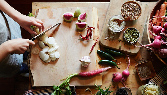 Chopping Vegetables