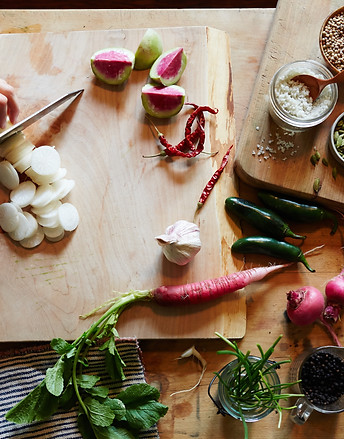 Chopping Vegetables