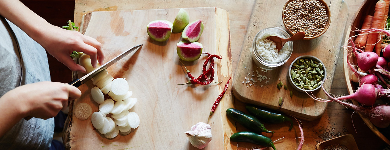 Chopping Vegetables
