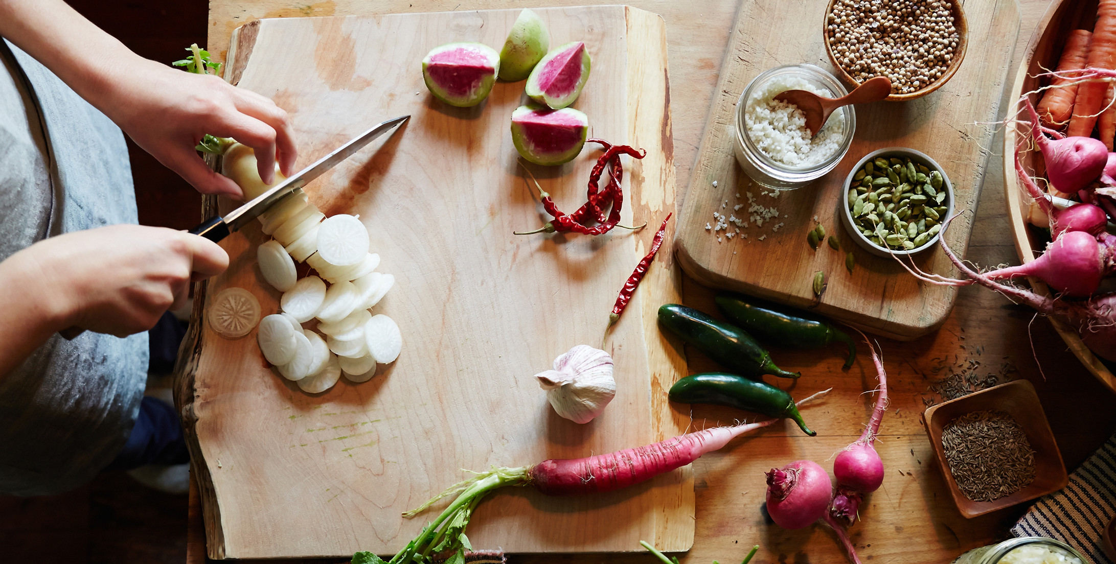 Chopping Vegetables