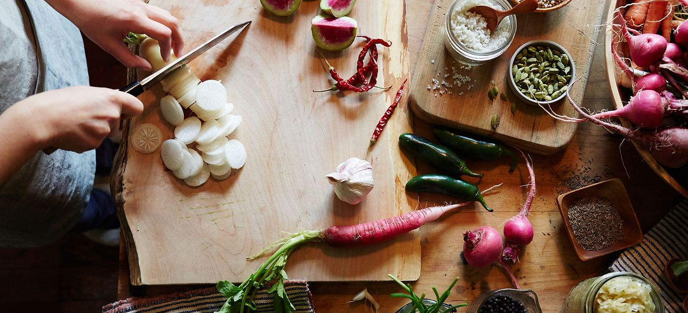 Chopping Vegetables