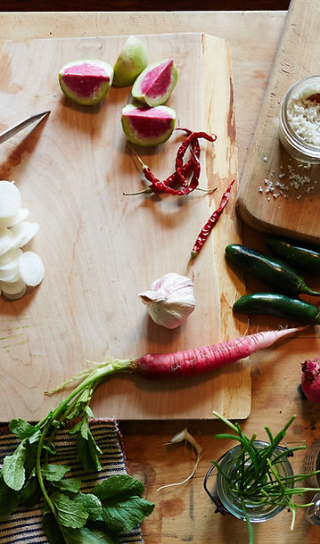 Chopping Vegetables