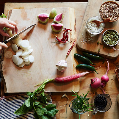 Chopping Vegetables