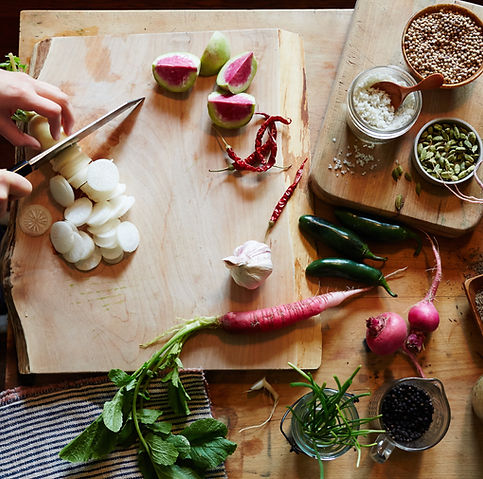 Chopping Vegetables