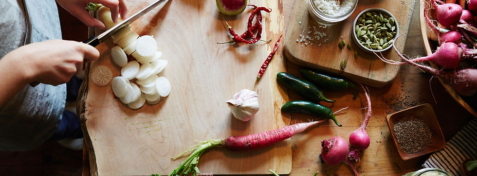 Chopping Vegetables