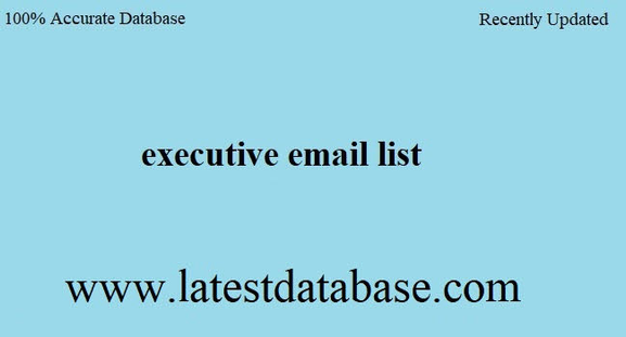 Process Executive Email List Design content media