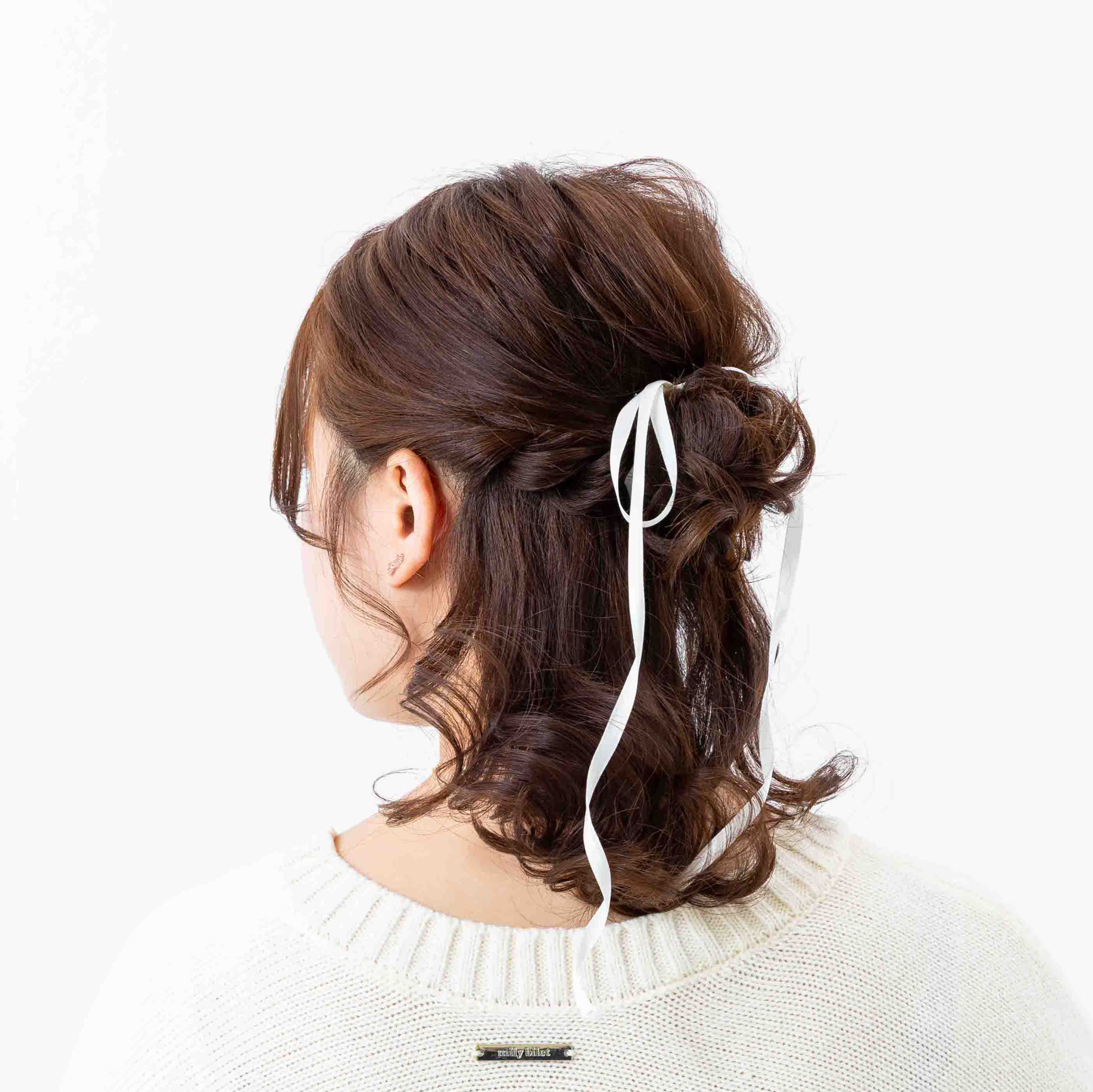 洋服パーティーヘアスタイル