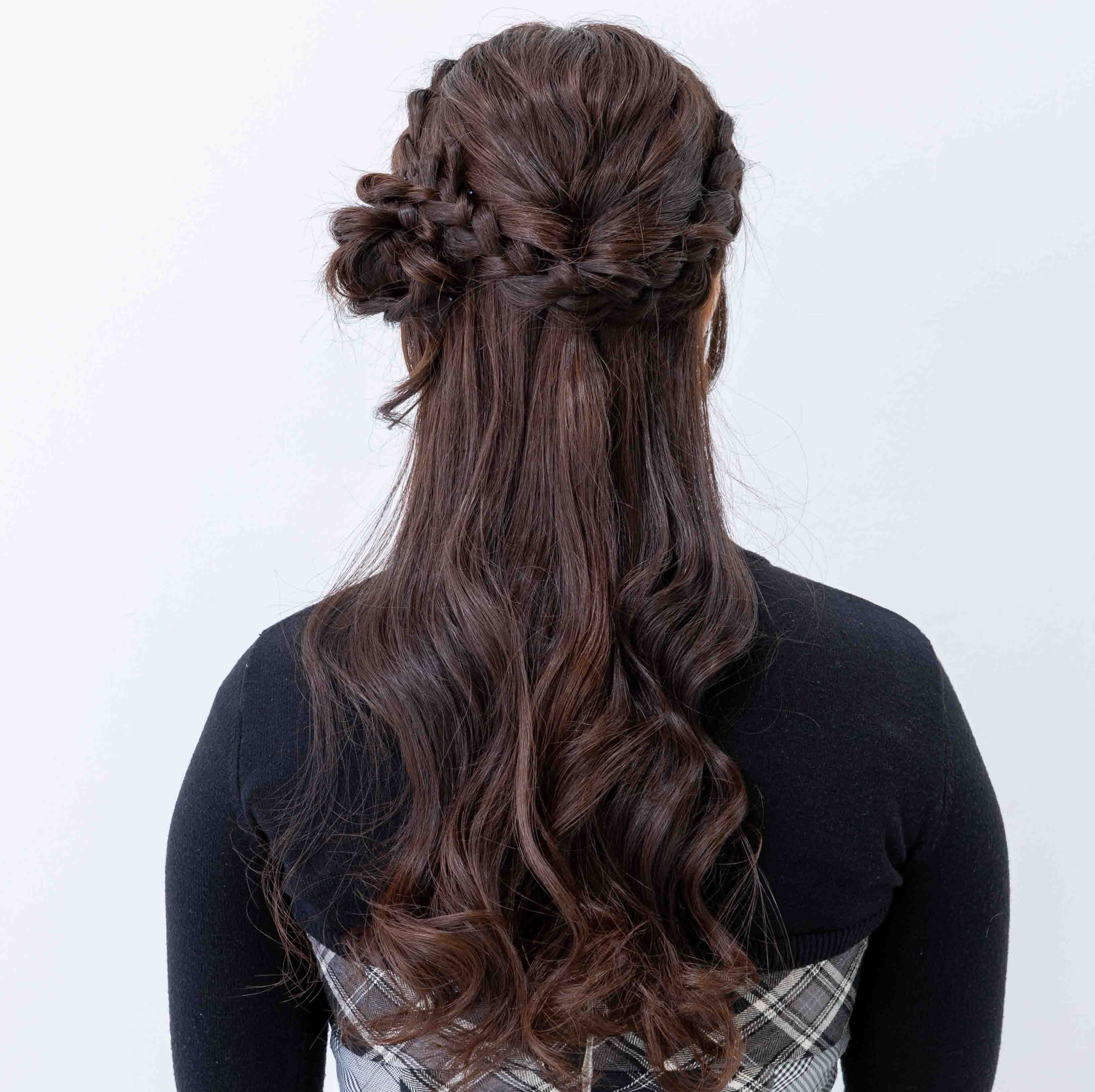 洋服パーティーヘアスタイル