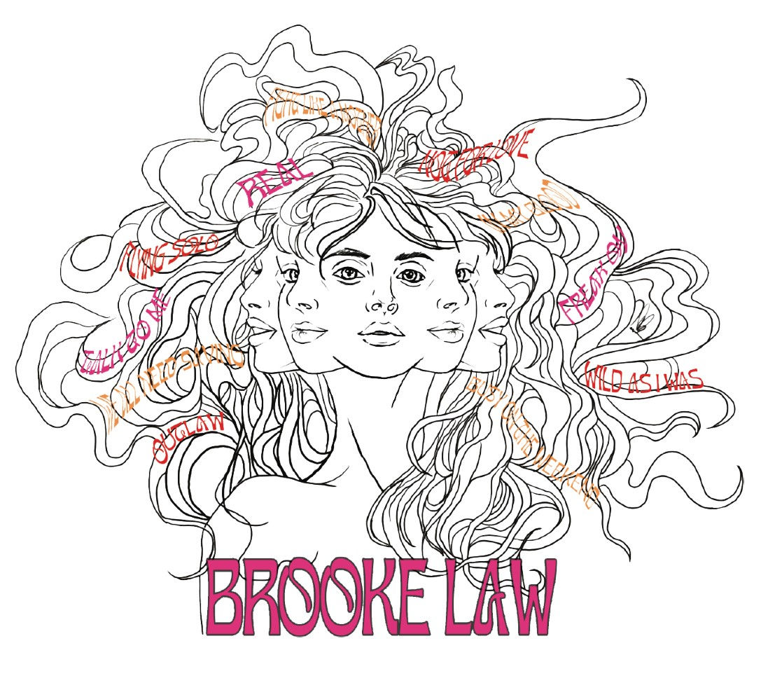 White Lyrical Tshirt