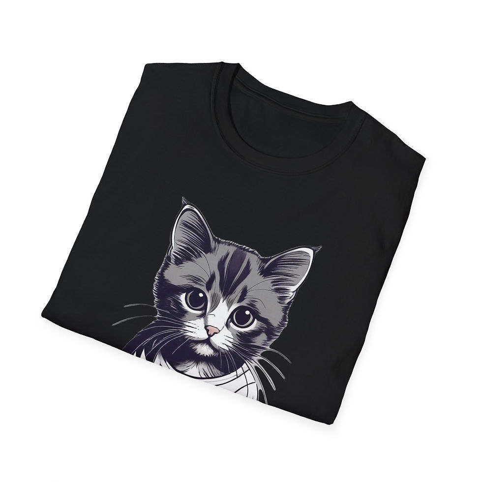 Thumbnail: T shirt KITTEN Cute original Logo T cat shirt