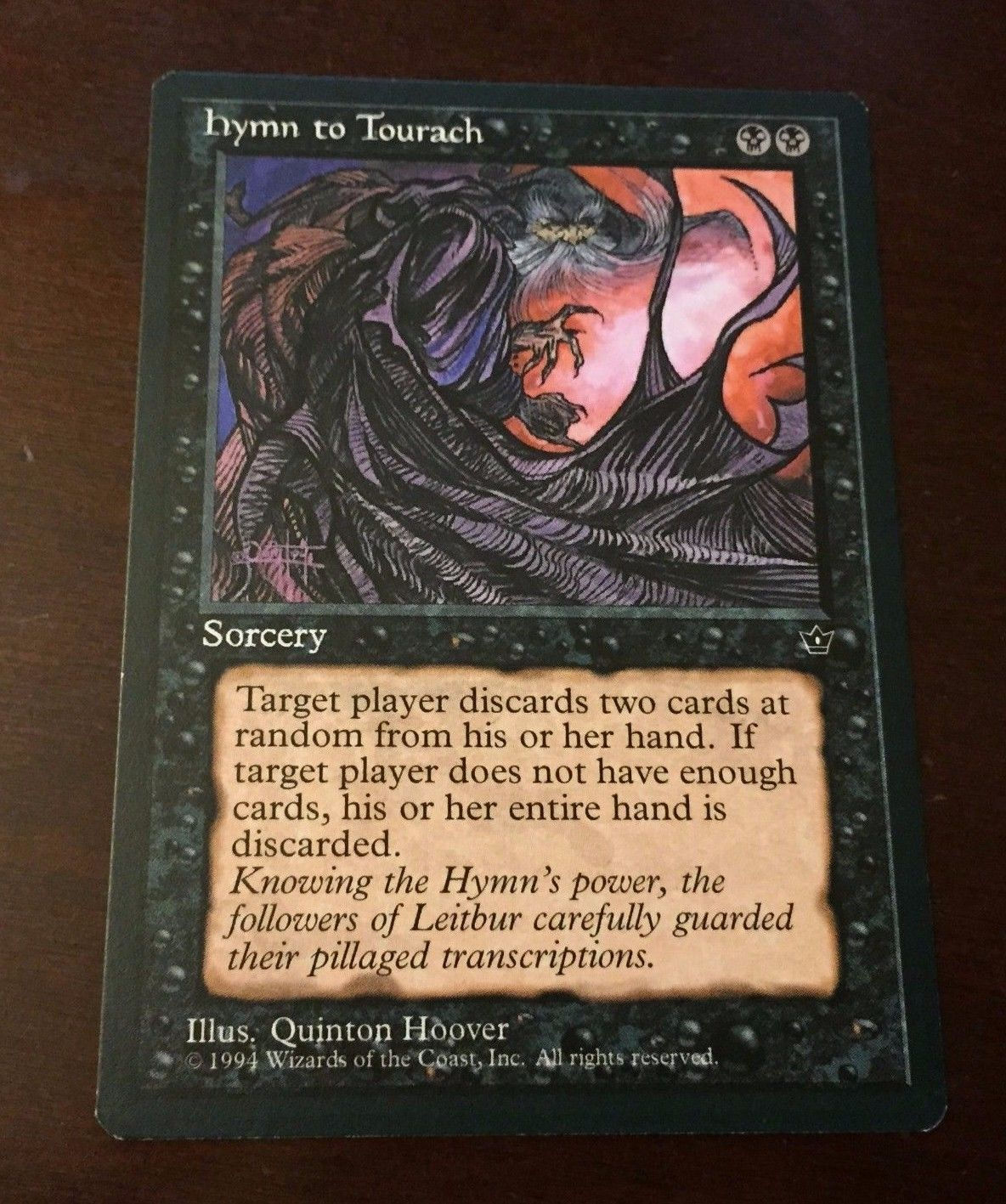 Hymn to Tourach 1994  MINT