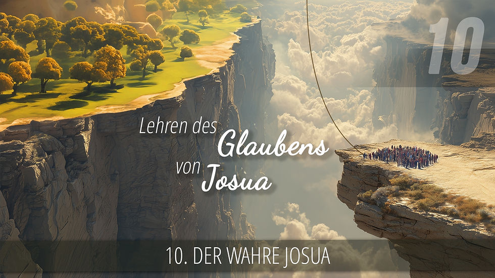 10 - Der wahre Josua | Lehren des Glaubens von Josua