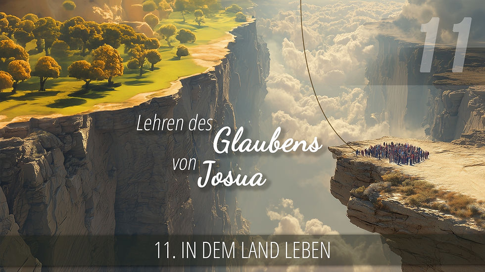 11 - In dem Land leben | Lehren des Glaubens von Josua