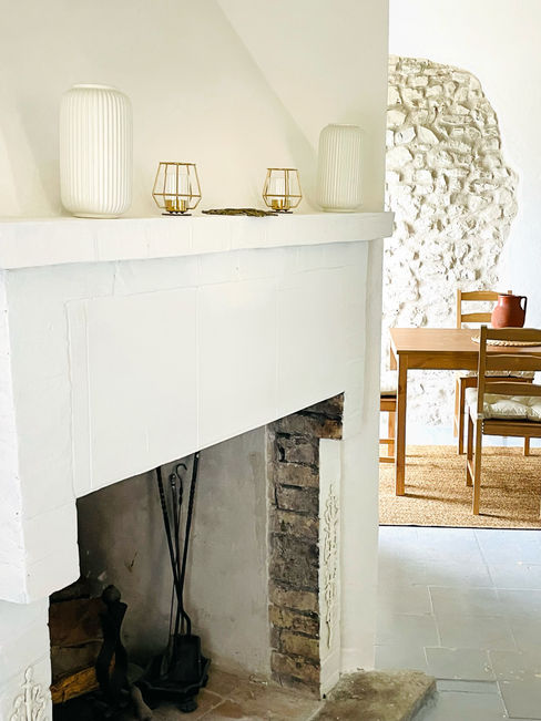 colledimezzo,italy airbnb fireplace