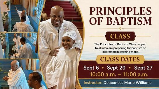 Principles of Baptism Class